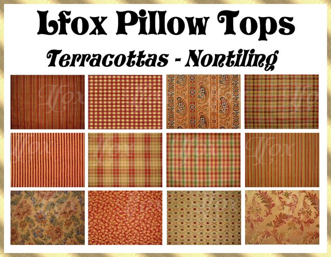 lfox Pillow Tops - Terracotta (boxed)