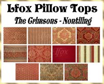 lfox Pillow Tops - The Crimsons