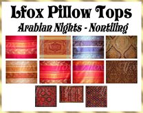 lfox Pillow Tops - Arabian Nights (boxed)