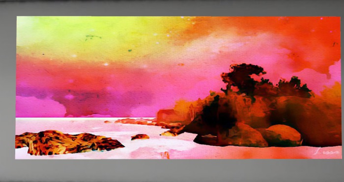 Blue Tree Art  1.2 - Pink Sky v2