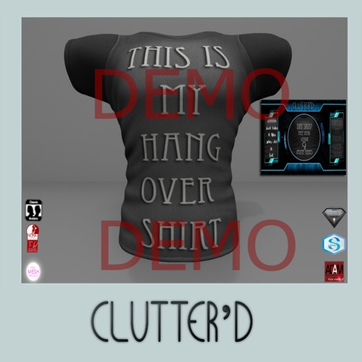 !Clutter'd! Chris Tee Shirt - DEMO