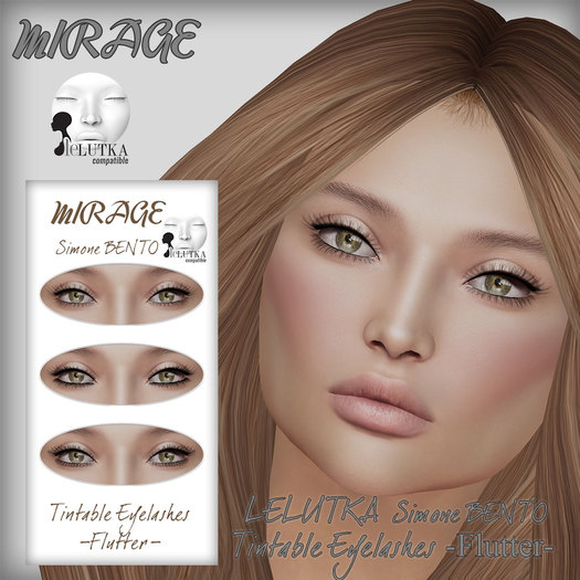 *DEMO* MIRAGE-LeLutka Simone BENTO Eyelashes -Flutter-