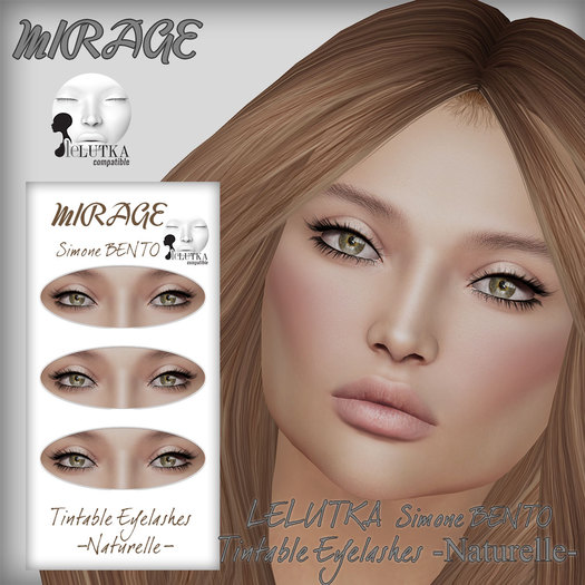 *DEMO* MIRAGE-LeLutka Simone BENTO Eyelashes -Naturelle-