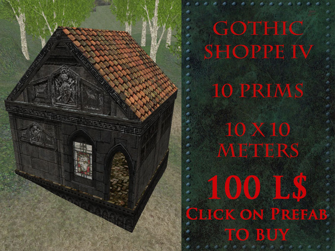 Second Life Marketplace VILLAGE GOTHIC VILLAGE SHOPPE IV