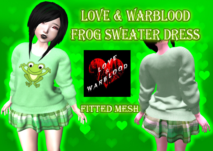 L&W Sweater Dress Frog