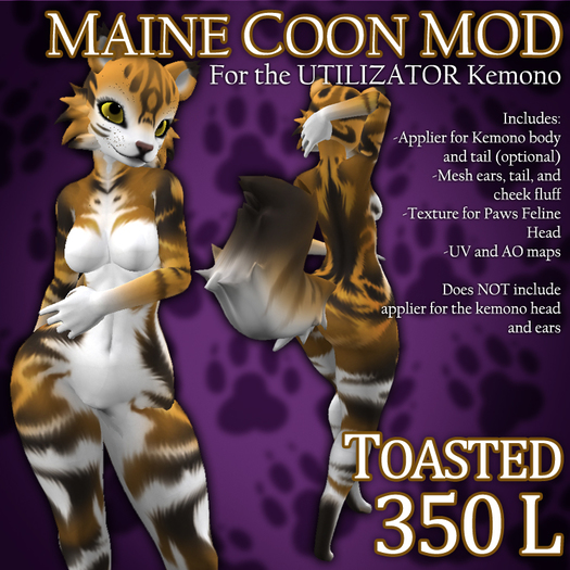 MOOPA Inc. Maine Coon Toasted MOD for Kemono (BOX)