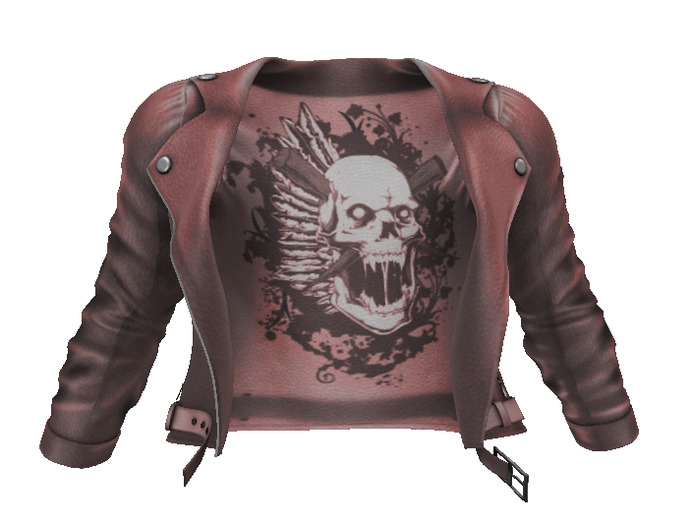 *Ryder* Mad Skull Jacket - Pink