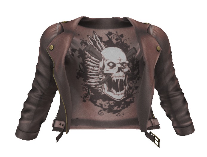 *Ryder* Mad Skull Jacket - Tan