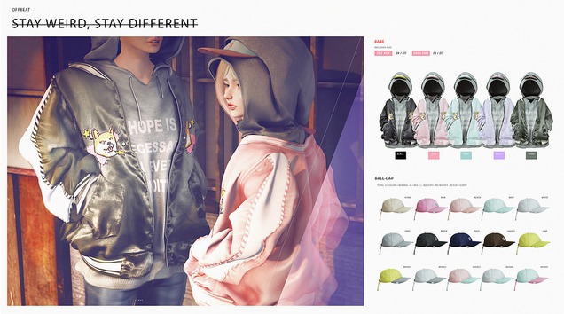 . offbeat . Stay Weird, Stay different : Ballcap choco