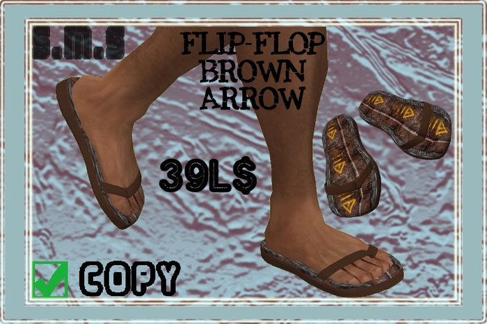 Flip-Flop Brown-Arrow BOX by SMS