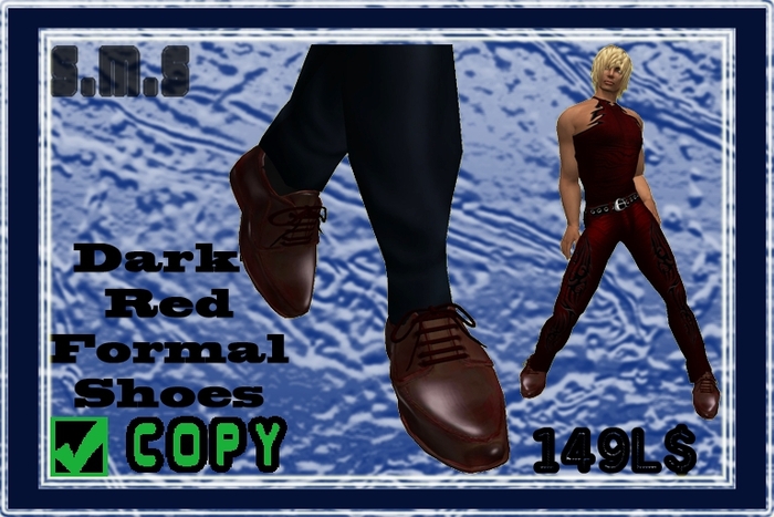 Formal Shoes Dark-Red BOX by SMS