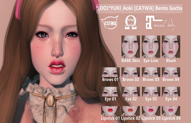 *(OO)*YUKI_Aoki Brows 03 [CATWA]