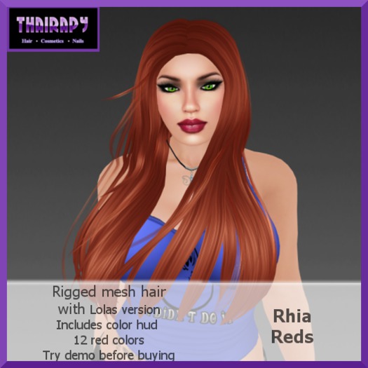 tHAIRapy Rhia Hair Reds - Wear