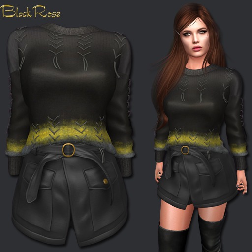 BlackRose Adelle Set Black