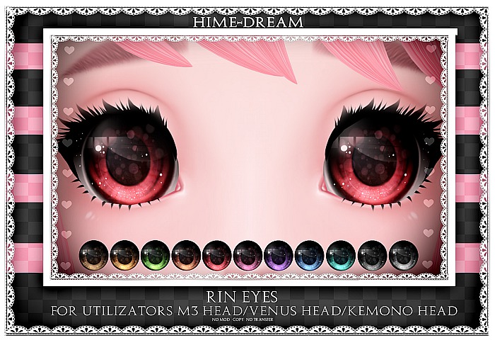 {HIME*DREAM} Rin Eyes - (Kemono/M3/Venus)