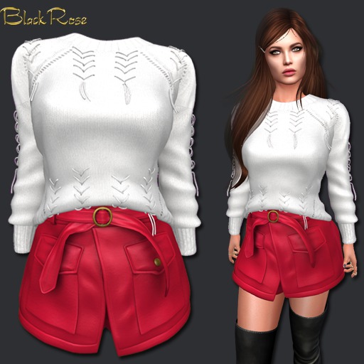 BlackRose Adelle Set Ghost White