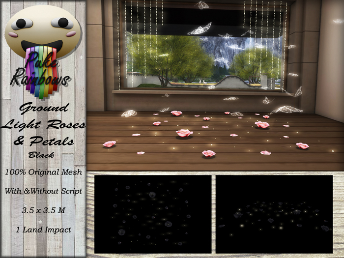 [PR] Ground Light Roses & Petals - Black (Boxed)