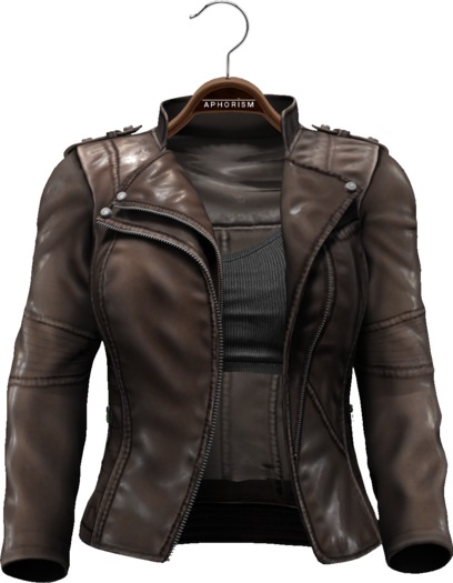 !APHORISM! Easy Rider Jacket Brown - Women