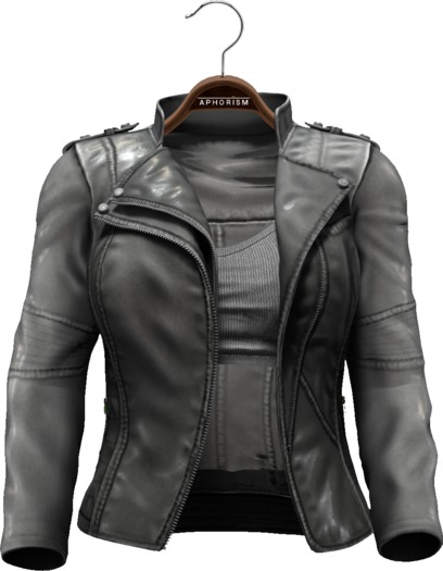 !APHORISM! Easy Rider Jacket Grey - Women