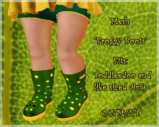 ! Froggy Boots by T&G