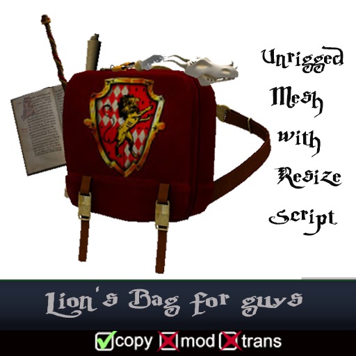 Lion's Bag for guys (Boxed)