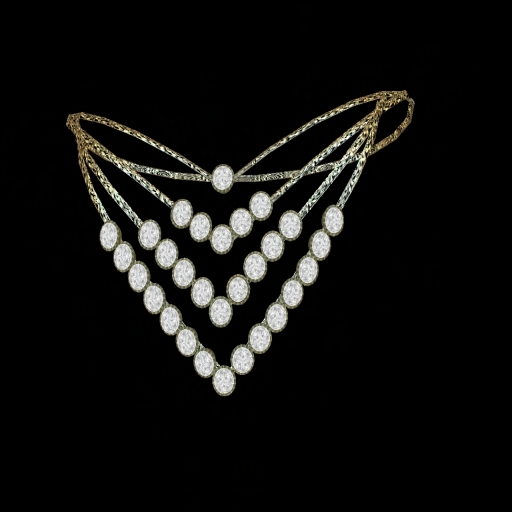 Diamond & Gold necklace -boxed