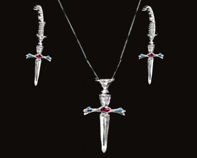 Swords Jewelry Set