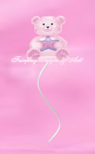 It's a Girl! Bear Balloon