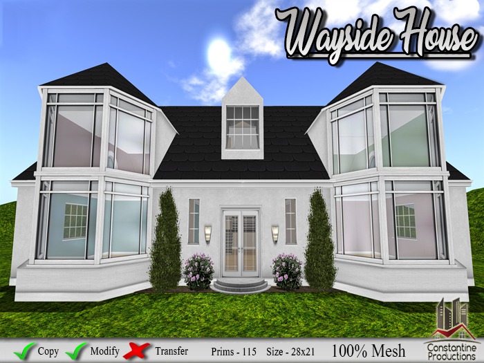 -CP- Unfurnished Wayside House 100% Mesh
