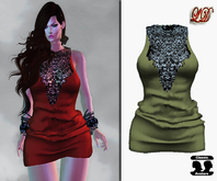 {LD}Clothing-Slide Tank With Leggings/Green