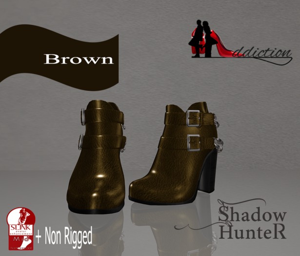 {SA} Shadow Hunter Slink+Unrig Brown