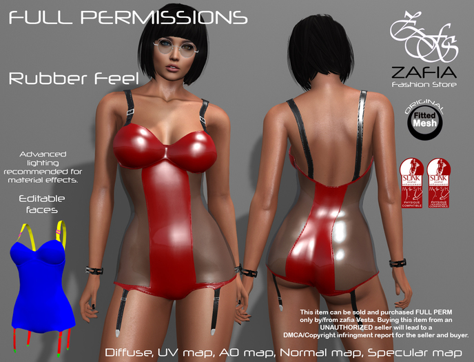 Full perm-ZAFIA Rubber Feel-Slink
