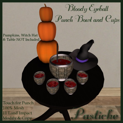 *Pastiche* Bloody Eyeball Punch Set [Crated]