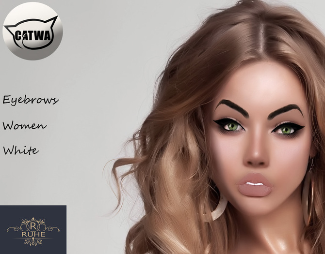 RUHE [CATWA]FAME BROWS white
