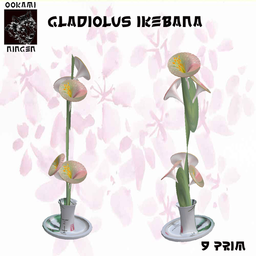 Gladiolus Ikebana