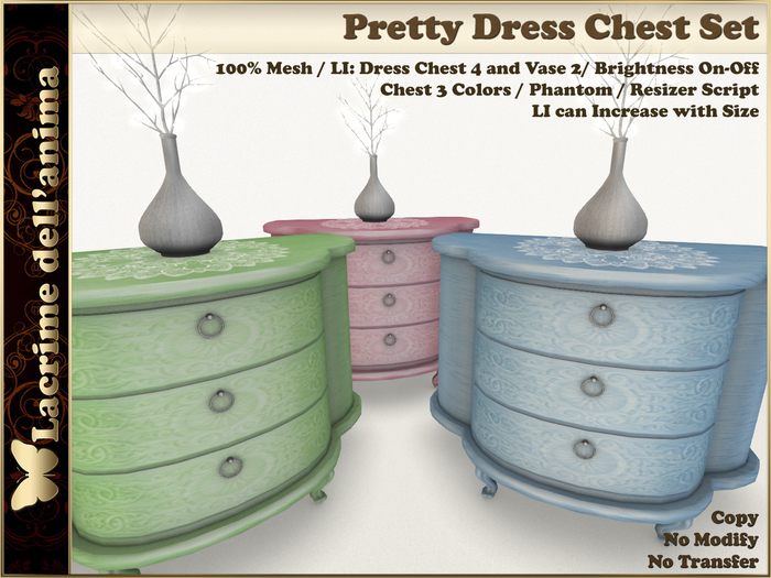 Pretty Dress Chest Set