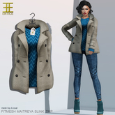 Entice - It's Raining Men Coat - Khaki