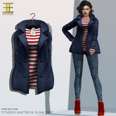 Entice - It's Raining Men Coat - Navy