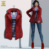 Entice - It's Raining Men Coat - Red