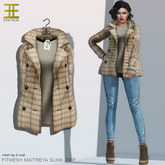 Entice - It's Raining Men Coat - Brown Plaid