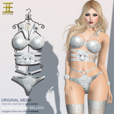 Entice - Earned It Lingerie - Snake - White