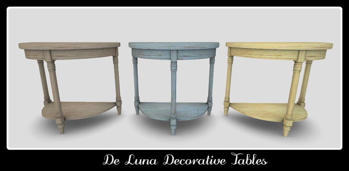 The Essential Home: De Luna Decorative Tables