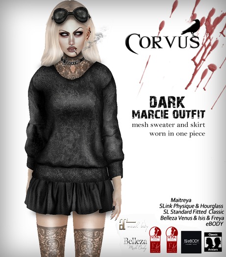 Corvus : Dark Marcie Outfit
