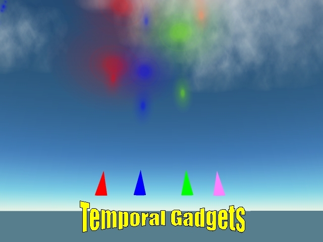 Temporal Gadgets, Laser Boundry Markers, Boxed