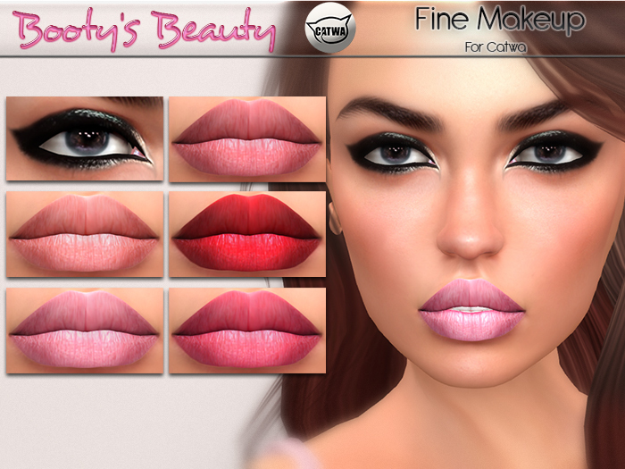 *Booty's Beauty* Catwa Makeup ~ Fine [Add]