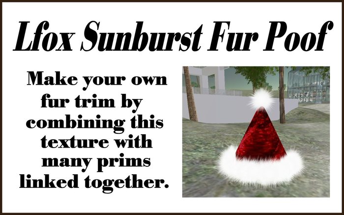 lfox Sunburst Fur Poof (boxed)