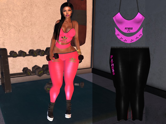 :::GHETTO STYLE ::: FitnesS Pink and Black