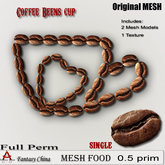 Full Perm Coffee Beans cup 