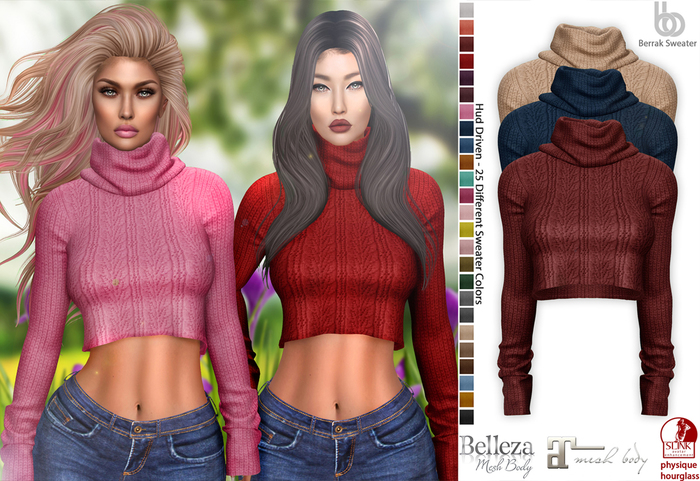 Bens Boutique - Berrak Crop Sweater - Hud Driven