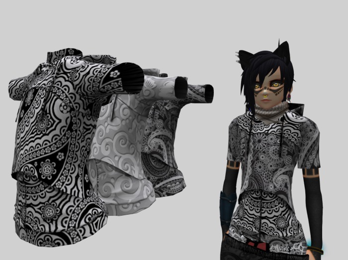 White mod pack [Krankhaus- Kemono & Av. 2.0 Layered Top]